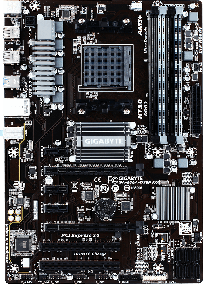 Gigabyte GA-970A-DS3P FX Rev. 2.1 - Motherboard Specifications On